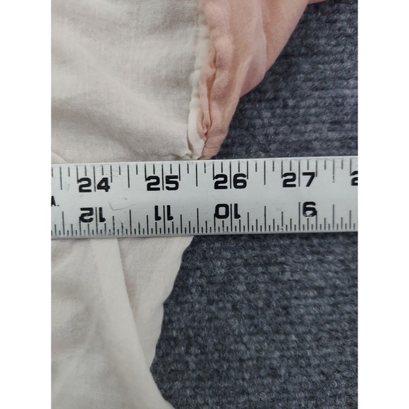 Free People Shirt Womens Small Button Up Colorblock Rainbow Rays Sheer - Picture 9 of 11